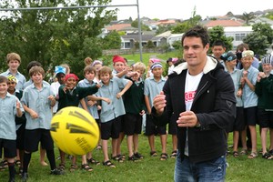 Back to School with Rugby Player Dan Carter